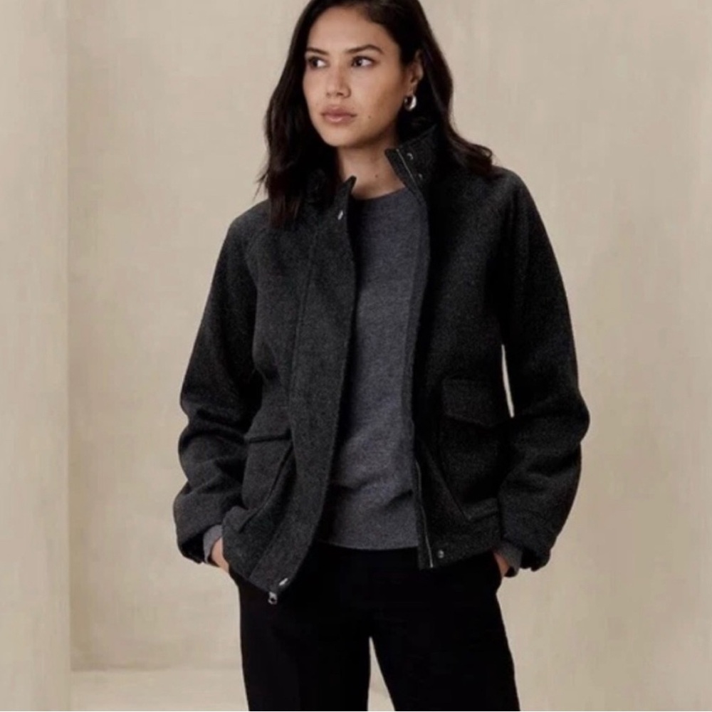 Banana Republic NWT Brushed Melton Jacket